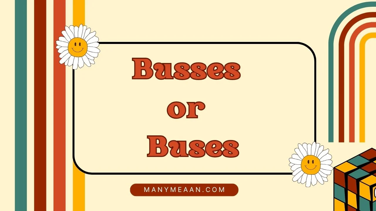 busses or buses