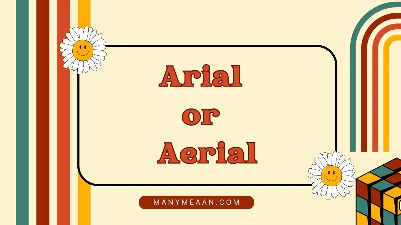 arial or aerial