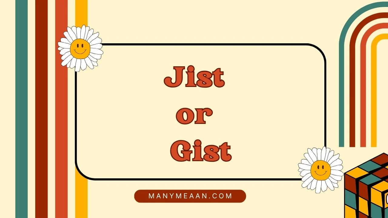 jist or gist