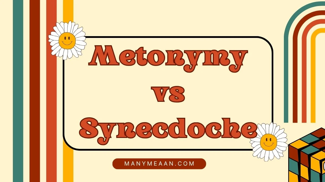 metonymy vs synecdoche