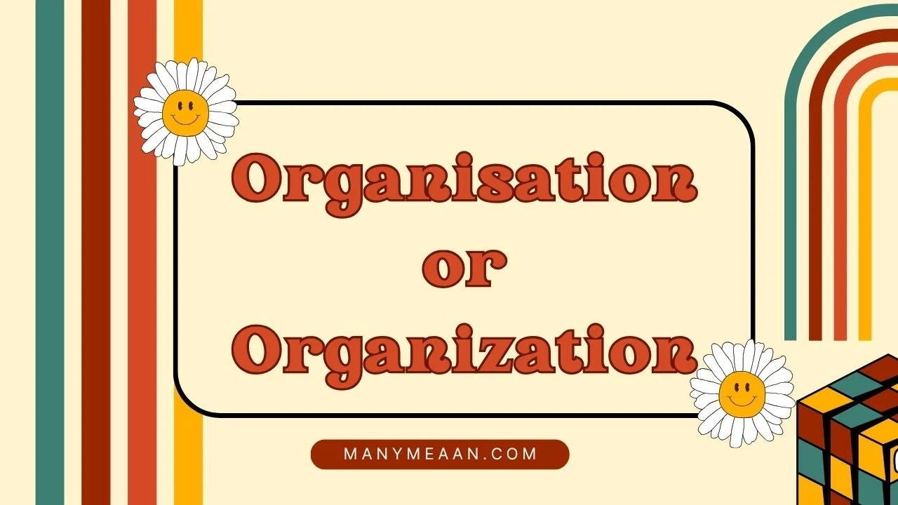 organisation or organization difference