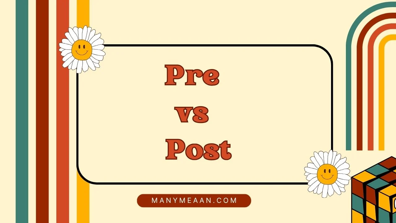 pre vs post