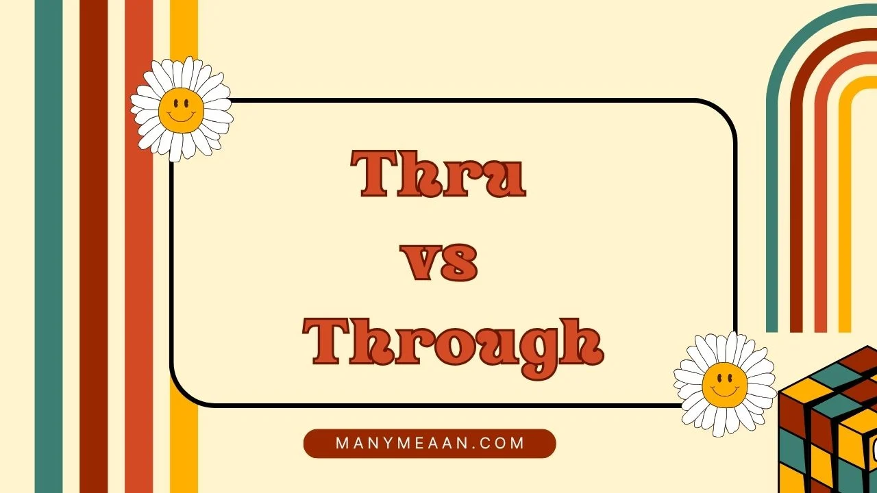 thru vs through