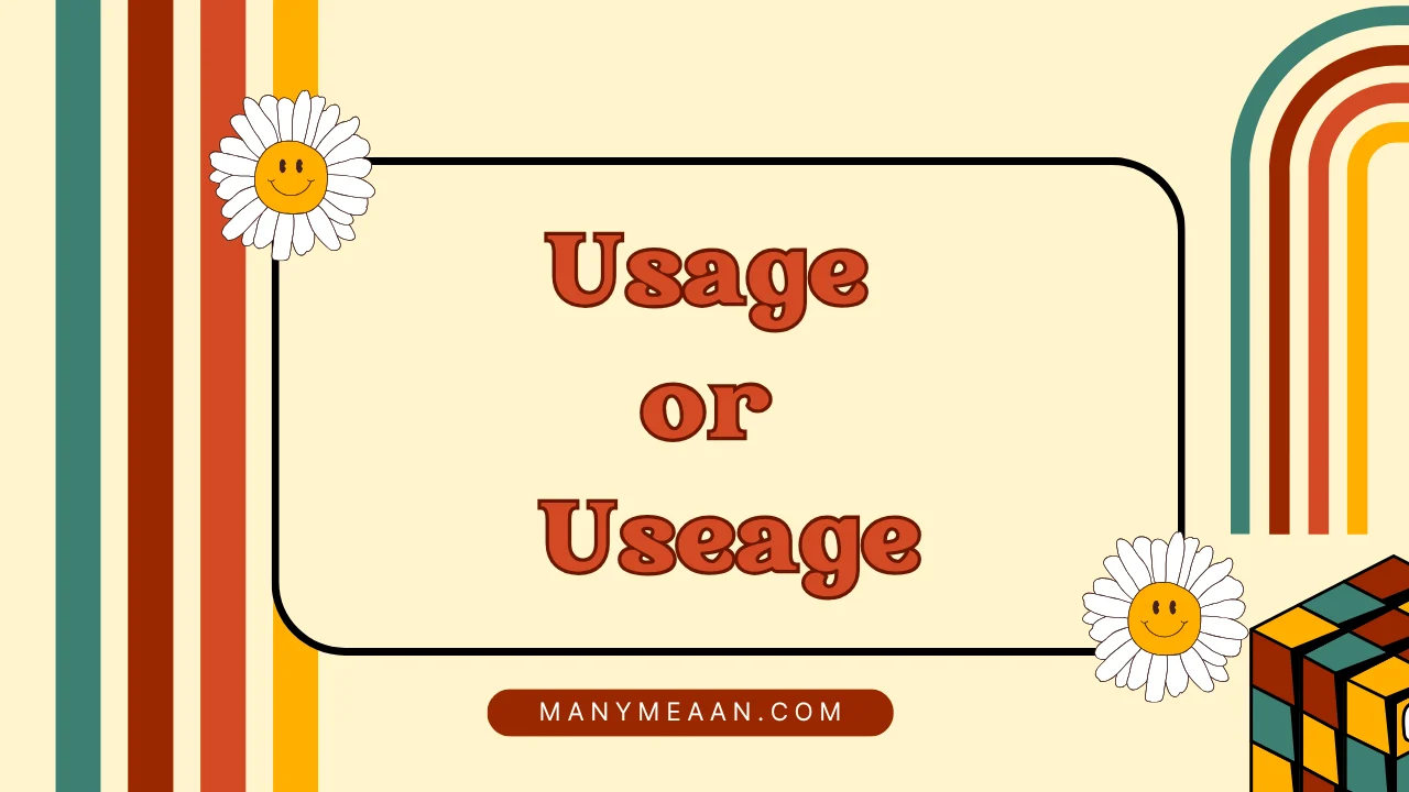 usage or useage