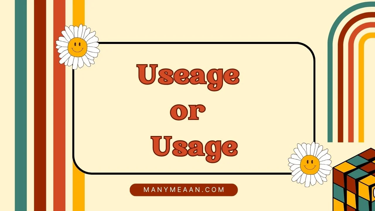 useage or usage