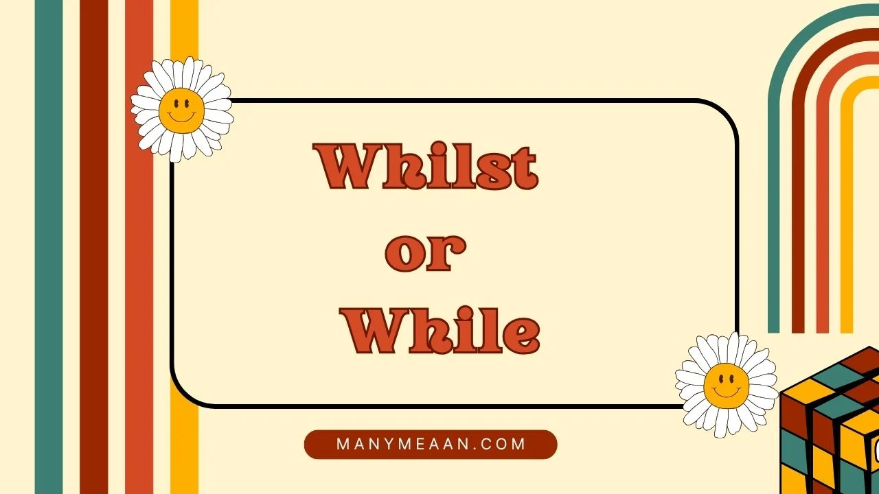 whilst or while